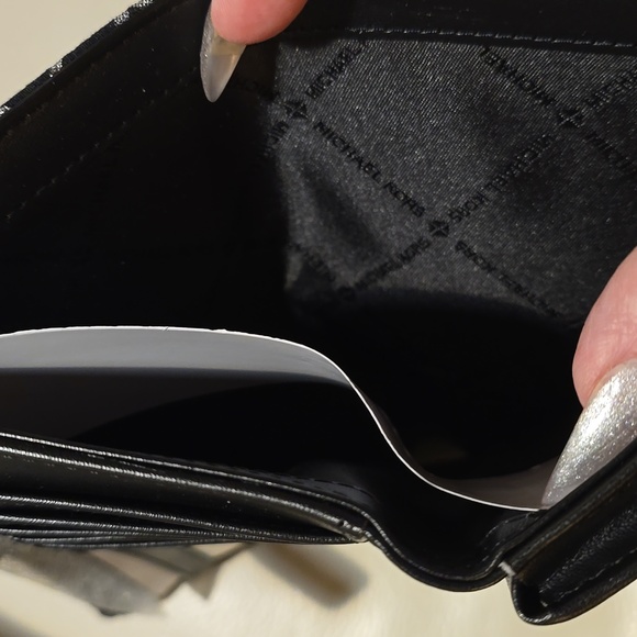 Michael Kors Black and Silver Women's Clutch BNWT - Picture 7 of 13